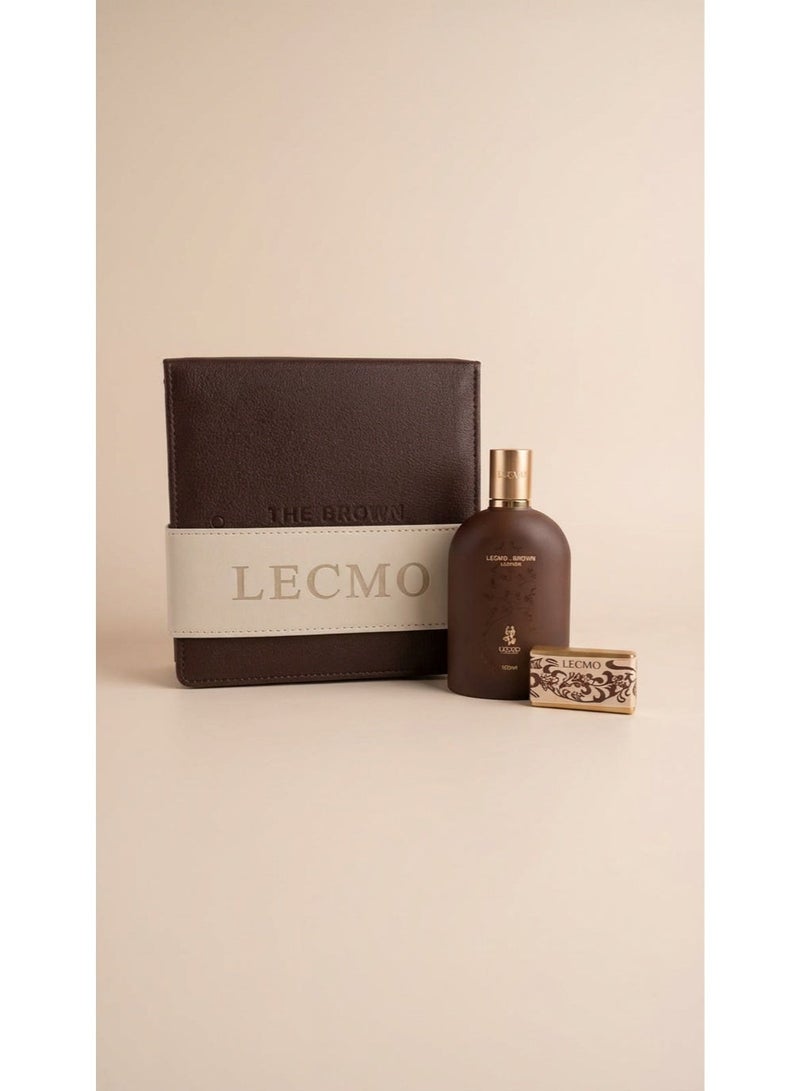 LECMO Brown Leather Unisex EDP 100ml By Lecmo - Image 1